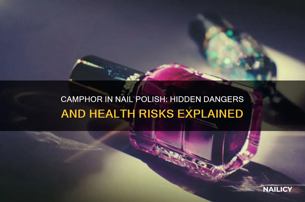 why is camphor in nail polish bad