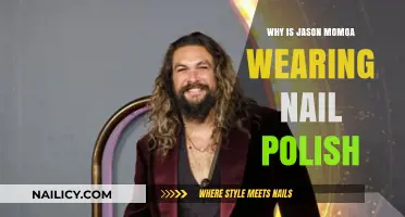 Jason Momoa's Nail Polish: Breaking Stereotypes and Embracing Self-Expression