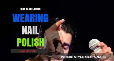 Joe Jonas' Nail Polish: Breaking Stereotypes and Embracing Self-Expression