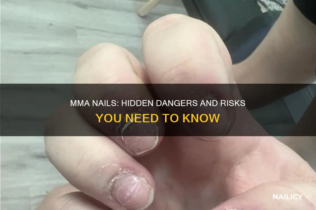 why is mma nails dangerous