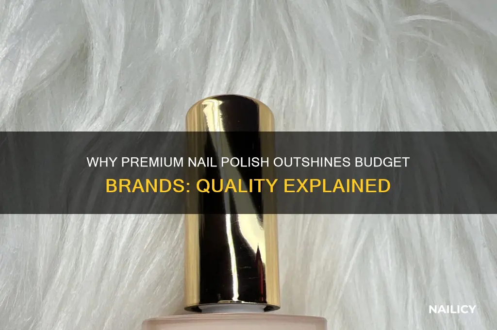 why is more expensive nail polish better