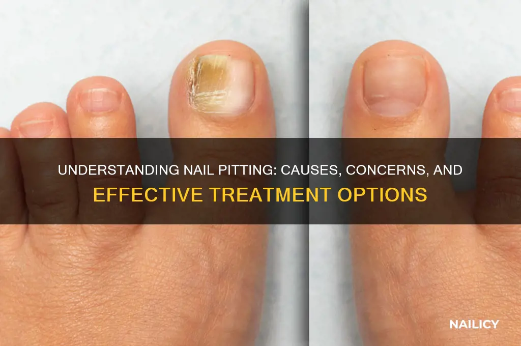 why is my nail pitting