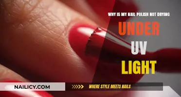 UV Nail Polish Woes: Why Isn't It Drying Under the Light?