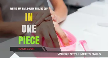 Why Nail Polish Peels Off in One Piece: Causes and Fixes