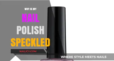 Why Is My Nail Polish Speckled? Causes and Solutions Explained