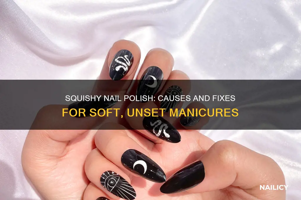 why is my nail polish squishy