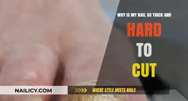Thick Nails: Why So Hard to Cut?