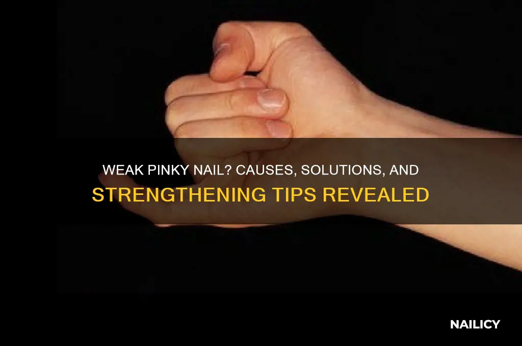 why is my pinky nail so weak
