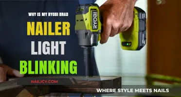Troubleshooting Ryobi Brad Nailer: Blinking Light Causes and Fixes