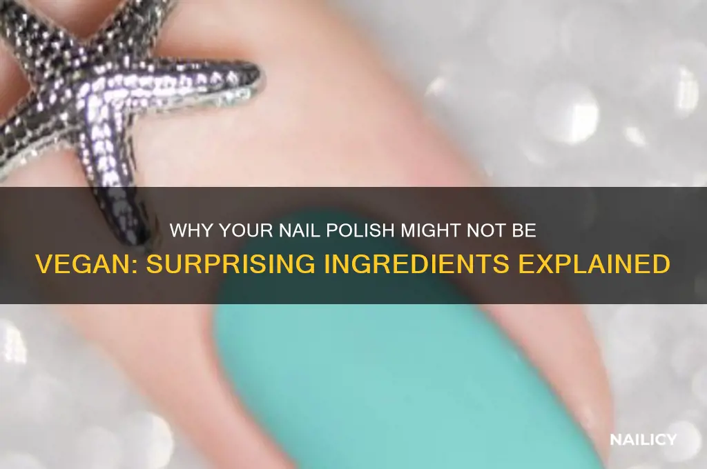 why is nail polish not vegan