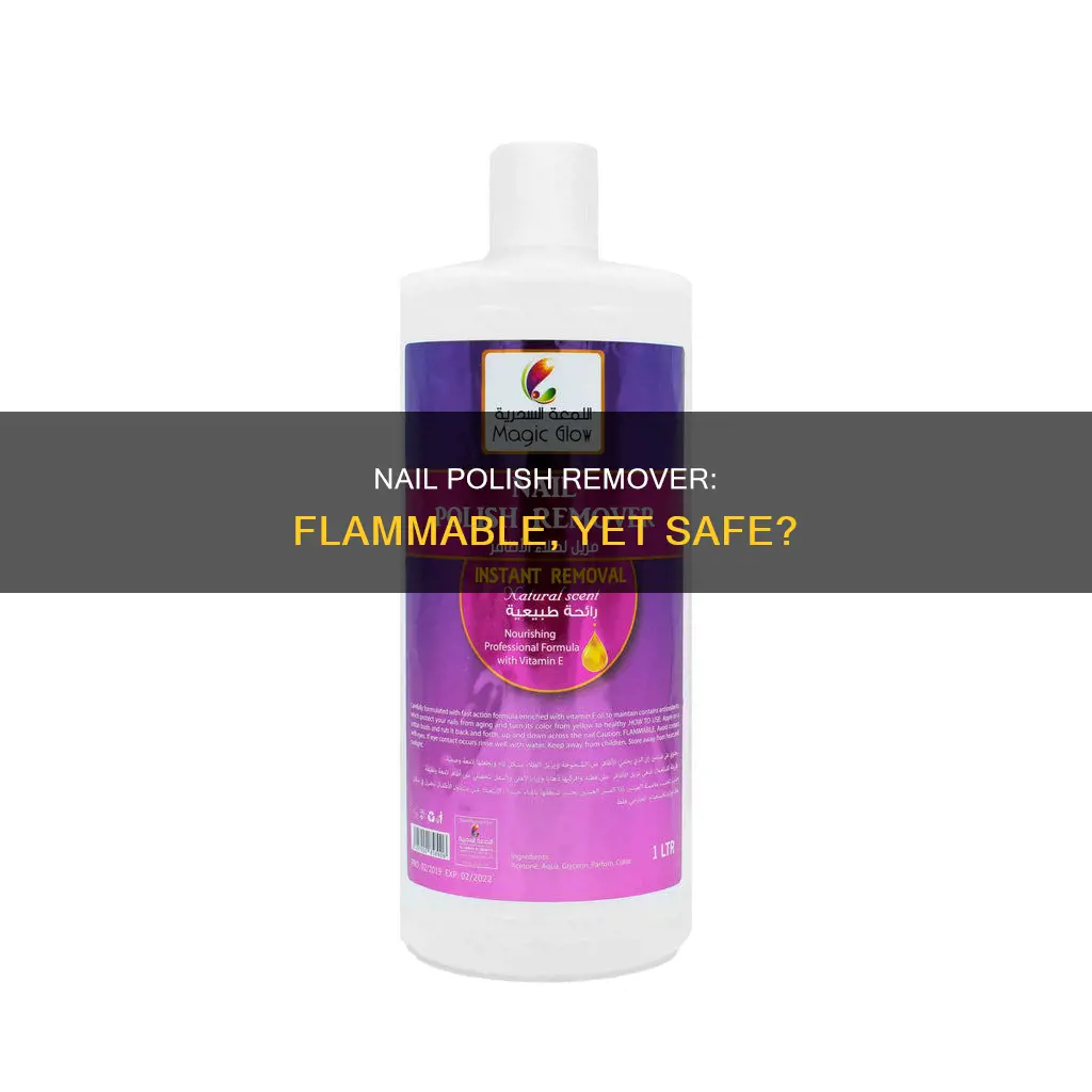 why is nail polish remover flammable