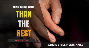 Why One Nail Turns Darker: Causes and Concerns Explained