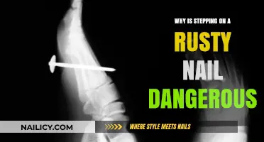 Rusty Nail Risks: Understanding the Dangers of Stepping on One