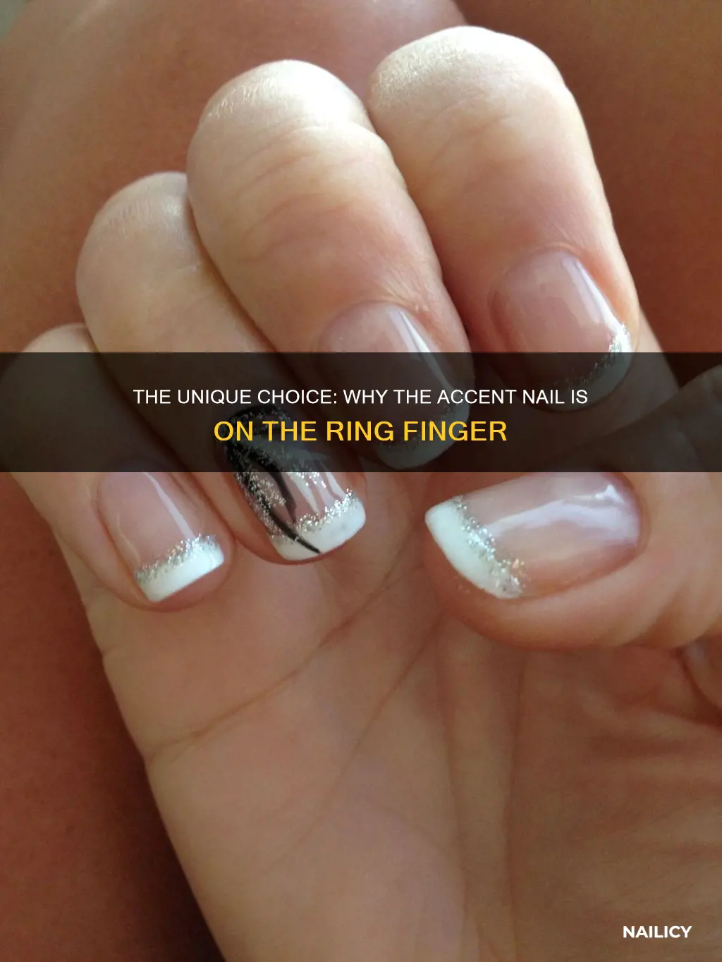 why is the accent nail the ring finger