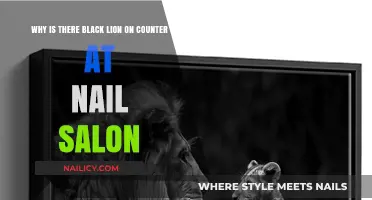 Unveiling the Mystery: Why Black Lions Guard Nail Salon Counters