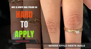 Why White Nail Polish Streaks, Smudges, and Frustrates: Application Tips