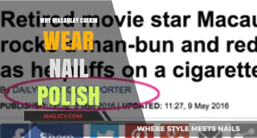 Macaulay Culkin's Nail Polish: Unraveling the Actor's Unique Style Choice