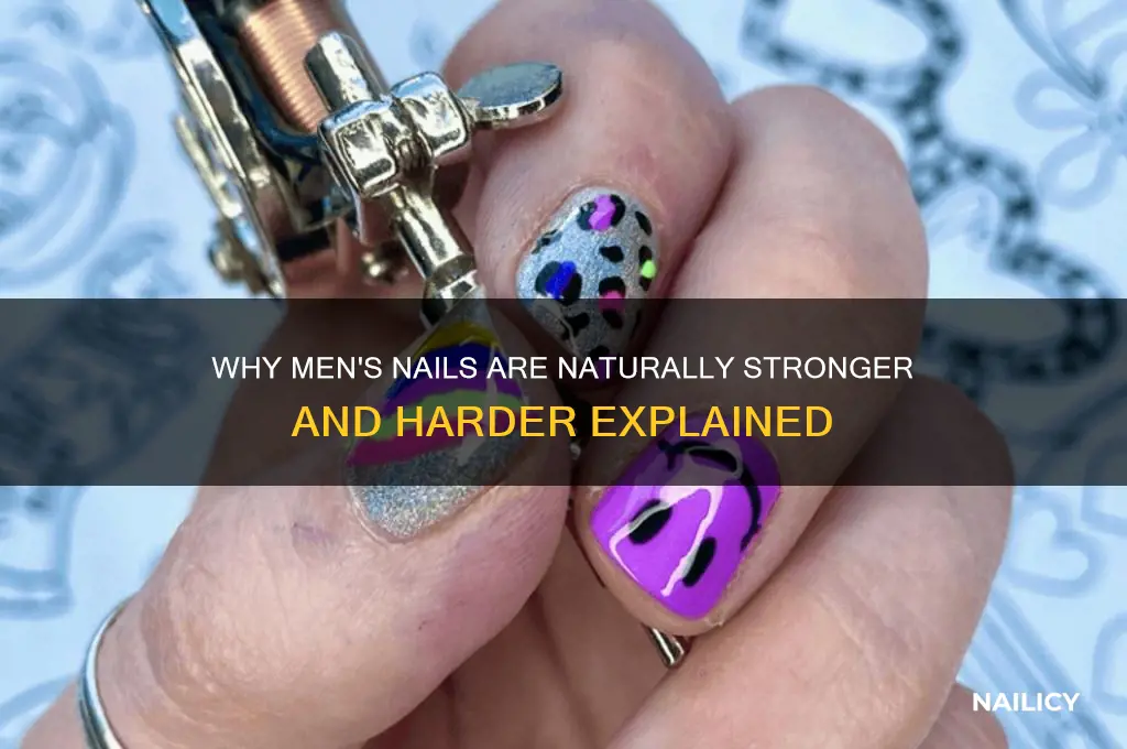why men have hard nails