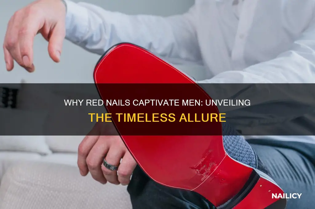why men like red nails