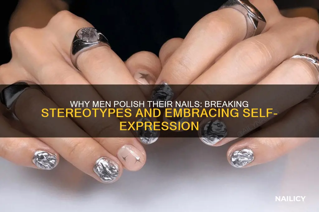 why men polish their nails