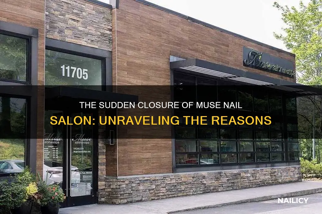 why muse nail salon closed