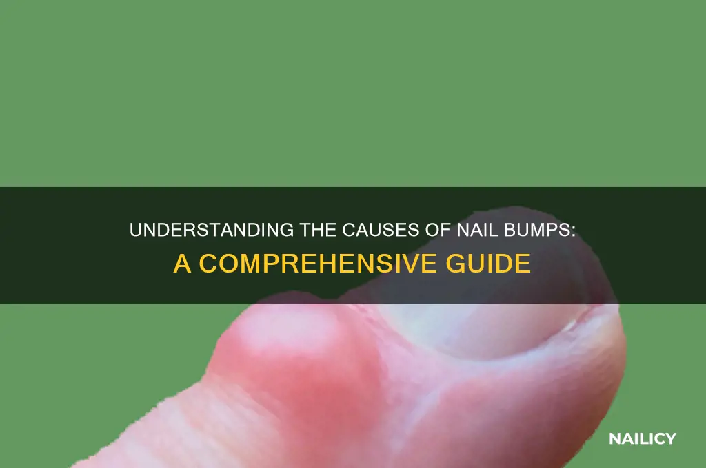 why my nail has bump