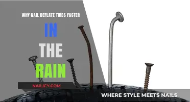 Rain's Role: How Nails Deflate Tires Faster in Wet Conditions