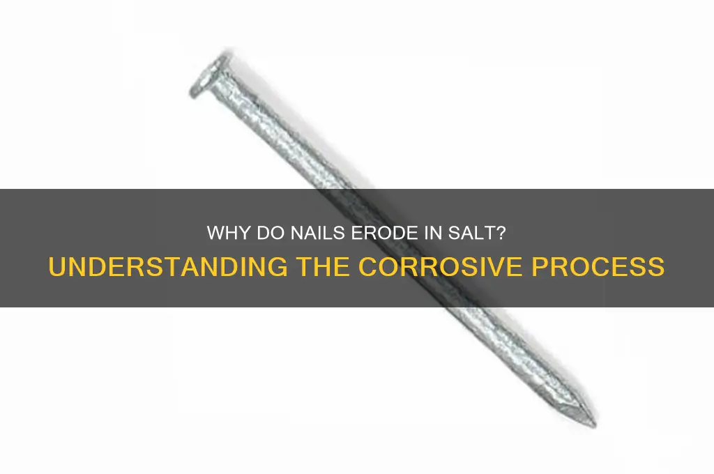 why nail erode in salt