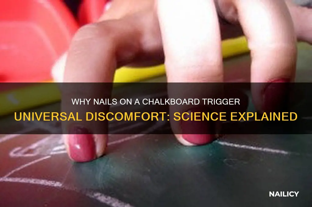 why nails on a chalkboard
