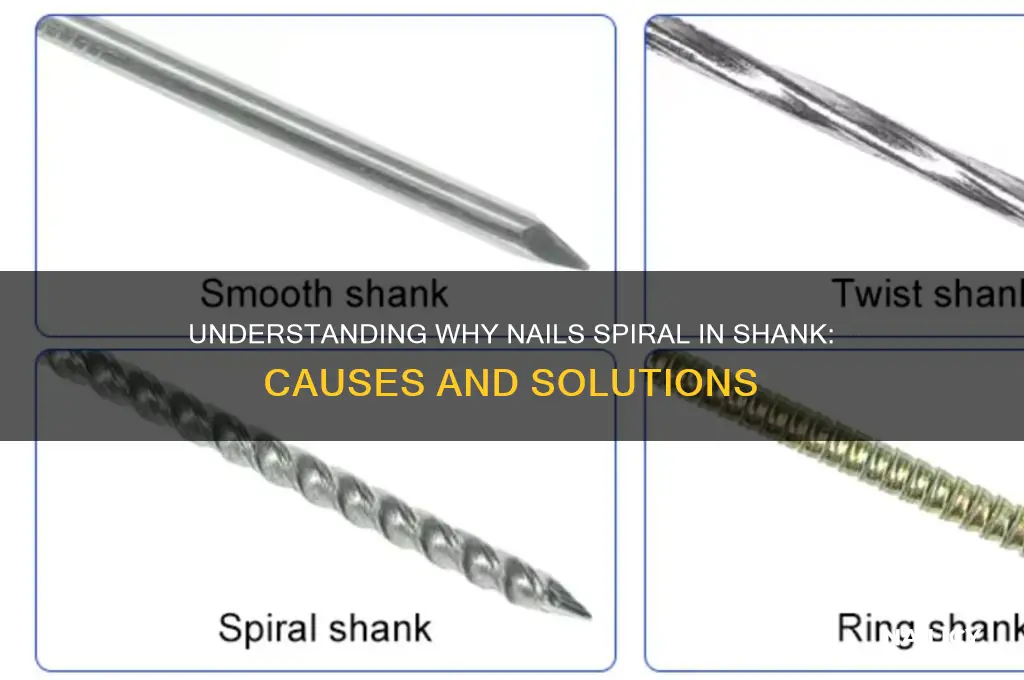 why nails spiral in shank
