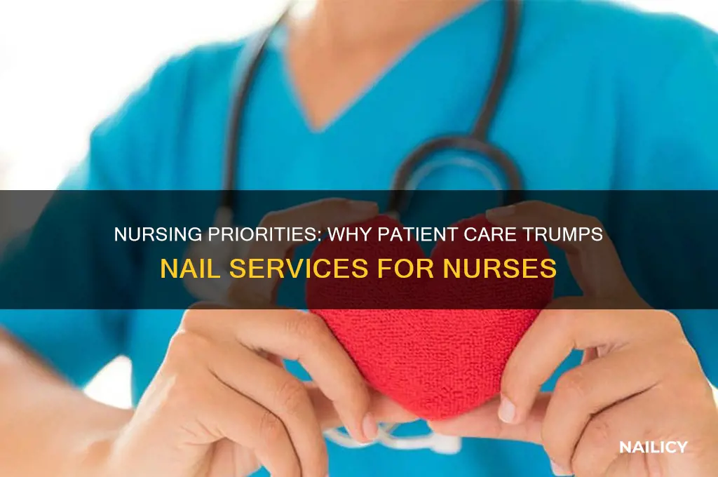 why nurses dont do nails