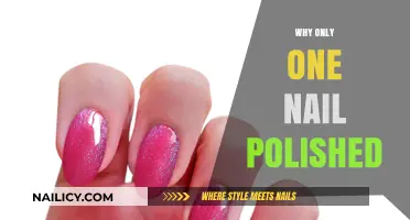 One Nail Polished: Unveiling the Trendy Minimalist Manicure Statement