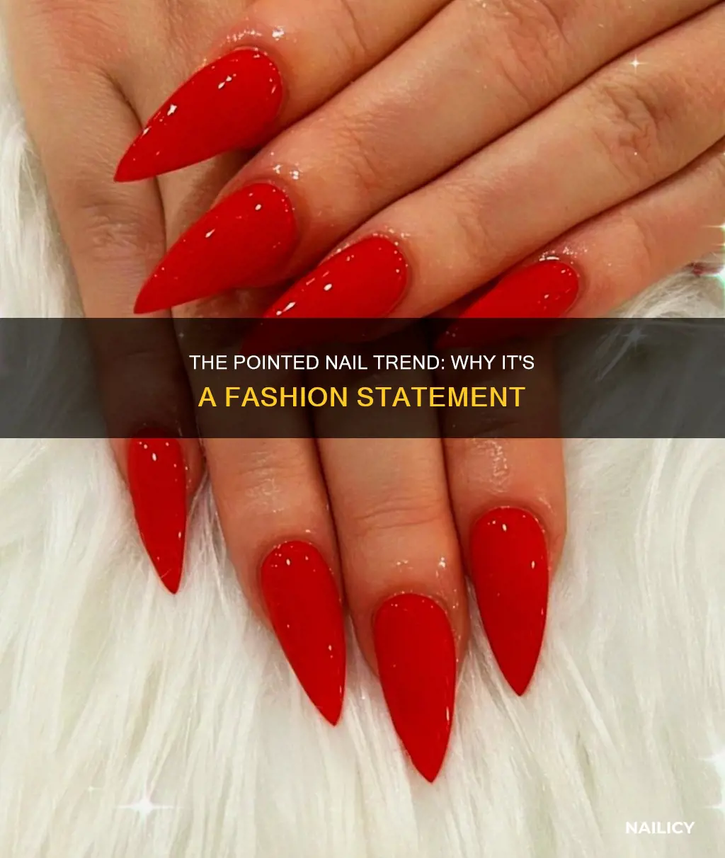 why pointed finger nails