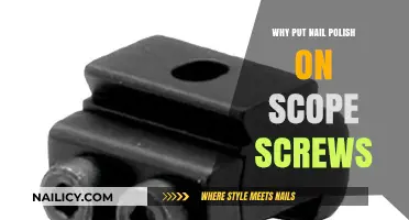Enhance Scope Durability: The Surprising Benefits of Nail Polish on Screws