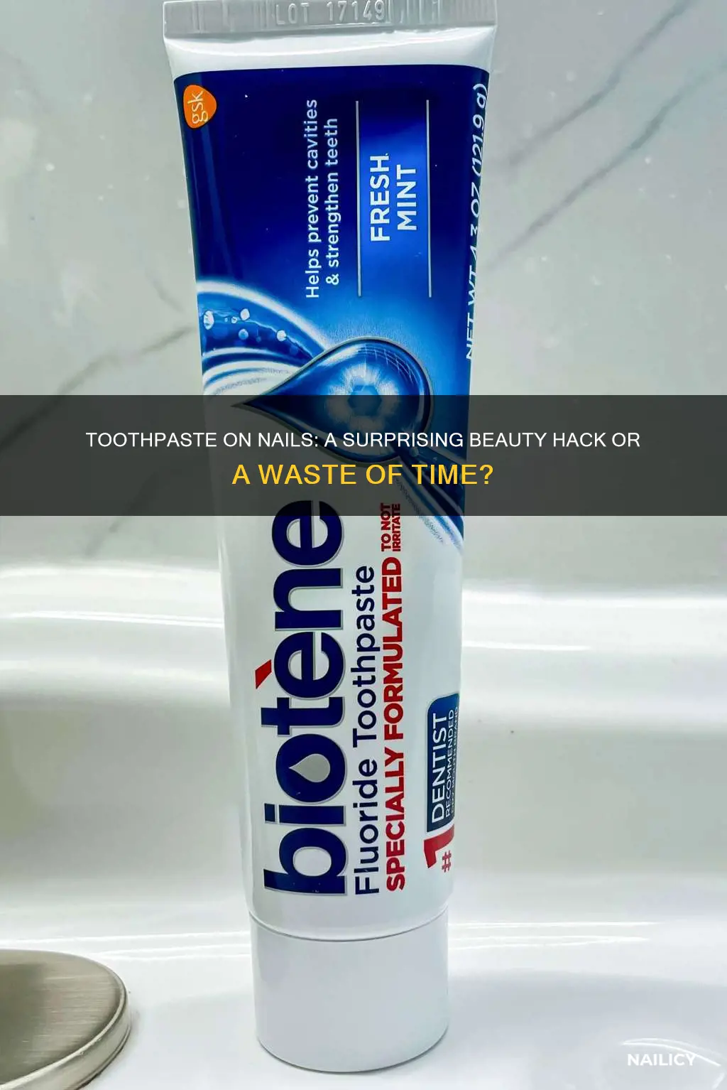 why put toothpaste on finger nails