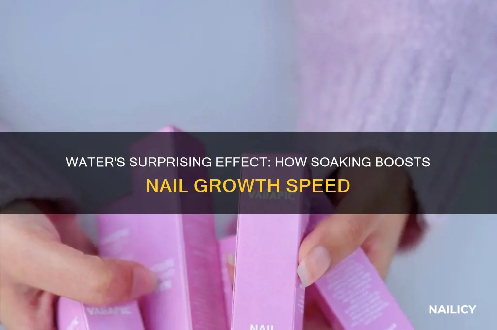 why staying in water make your nails grow faster
