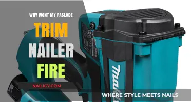 Troubleshooting Paslode Trim Nailer: Not Firing