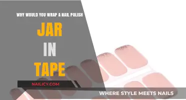 Why Wrap Nail Polish Jars in Tape? Smart Hacks Revealed