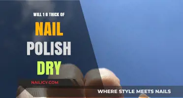 How Long Does 1/8 Inch Thick Nail Polish Take to Dry?