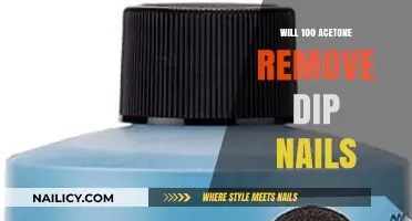 Complete Dip Nails Removal with 100% Acetone