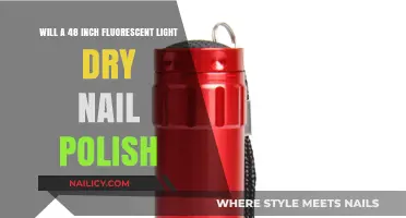 Can a 48-Inch Fluorescent Light Speed Up Nail Polish Drying?
