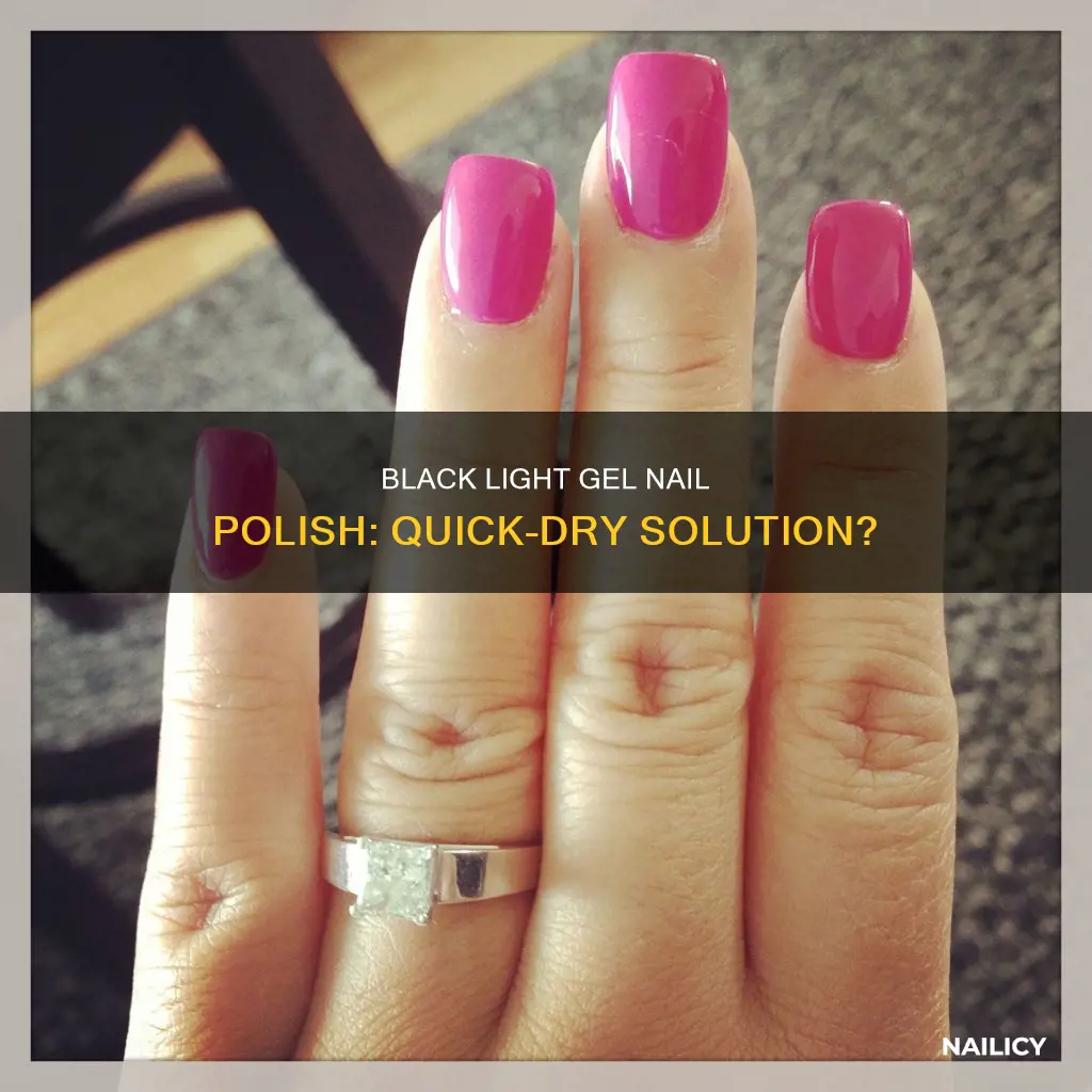 will a black light dry gel nail polish