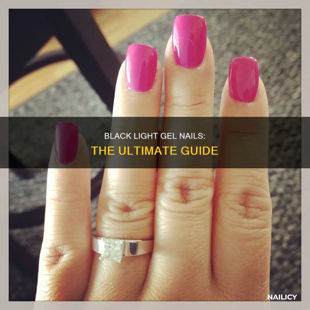 will a black light dry gel nails