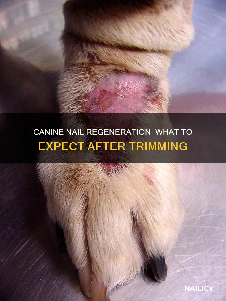 will a dogs nail grow back if removed