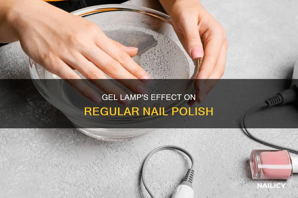 will a gel lamp dry regular nail polish