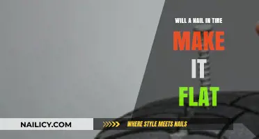 Nail in Tire: Will It Cause a Flat? Find Out Now