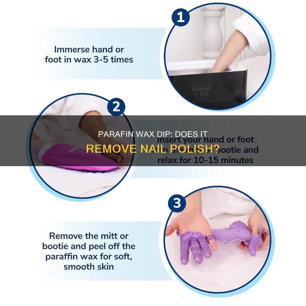 will a parafin wax dip remove my nail polish