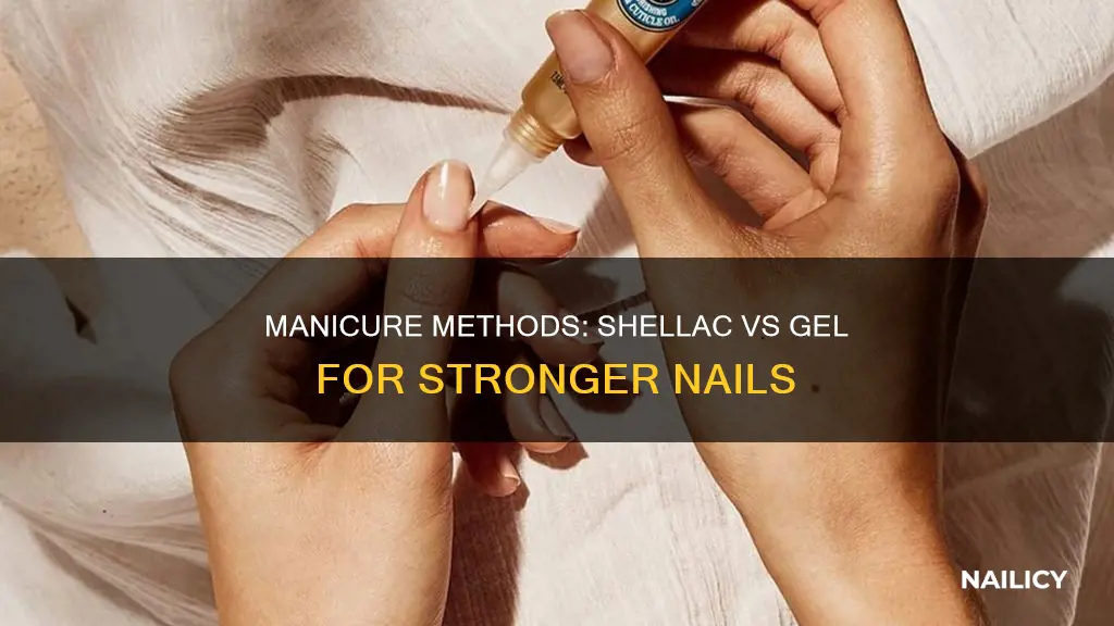 will a shellac or gel manicure give my nails support