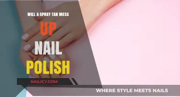 Spray Tans and Nail Polish: Avoiding Smudges and Streaks