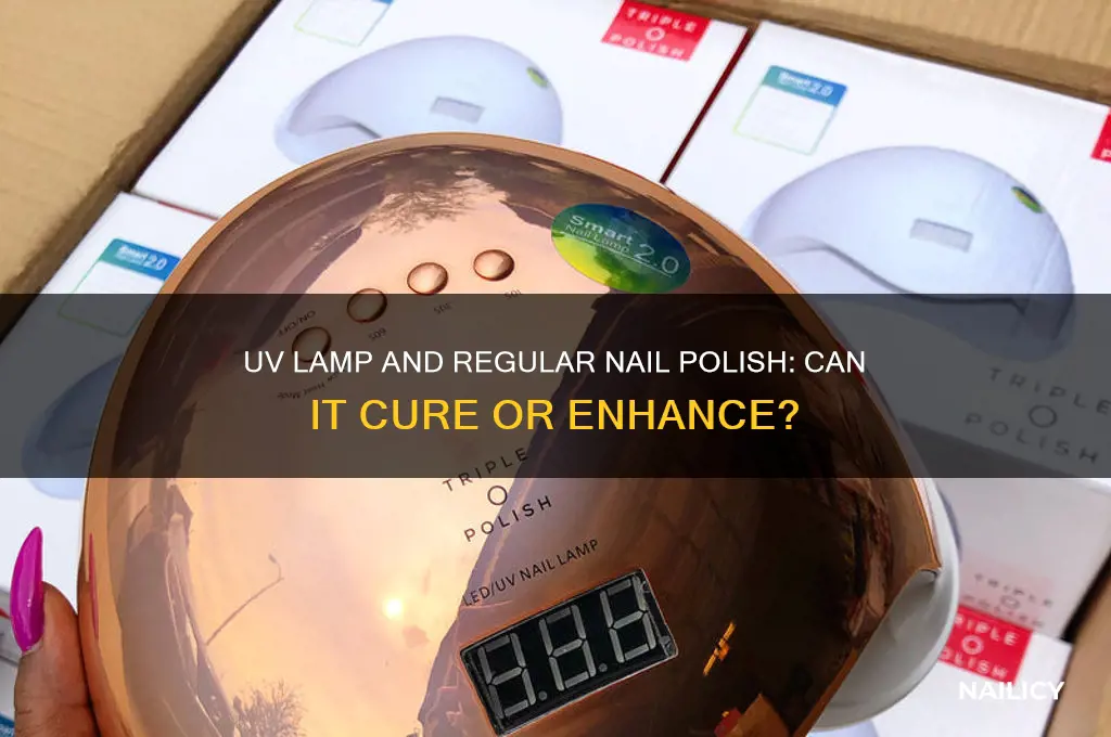 will a uv lamp cure regular nail polish